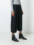 cropped wide leg trousers