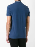 striped collar polo shirt 