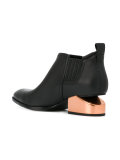 contrast heel boots