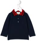 Web collar polo shirt