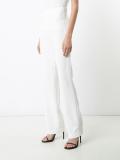 tailored straight trousers