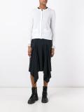 cupro insert cardigan