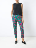 sleeveless silk blouse