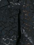 guipure lace military jacket
