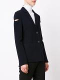 cutout detail blazer