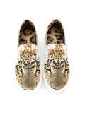 leopard print slip-on sneakers