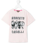animal print T-shirt