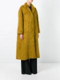 textured long coat