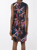 bird of paradise print dress