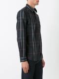 checked print shirt