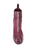 front zip ankle boots