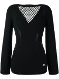 sheer panel jumper 