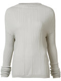 Crater knit sweatshirt