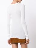 ribbed long sleeve top