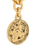 medal pendant short necklace
