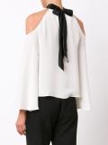 cold-shoulder blouse