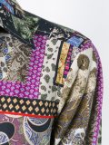 patchwork print shirt