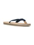 stripe detail flip flops