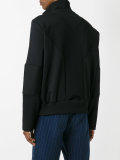 high neck zipped sweatshirt