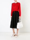 embossed tote bag