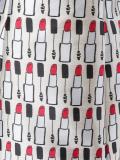 lipstick print dress