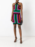 geometric print dress