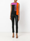 colour block blouse