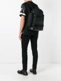logo print backpack