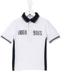 contrast collar polo shirt 