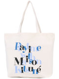 logo print tote