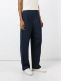 pleated tailored trousers