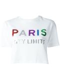 'Paris'短款T恤