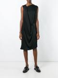 draped asymmetric dress