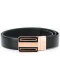 bronze-tone hardware belt