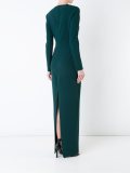 back slit long dress
