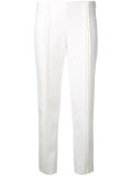 ribbed trim pants 