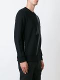 lightning bolt patch sweatshirt