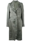 tie-waist trench coat