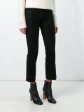 flared cropped trousers