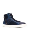 zipped hi-top sneakers