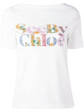 logo print T-shirt