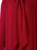 pussy bow maxi dress