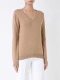 'City' v-neck jumper