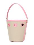 mushroom beaded bucket tote