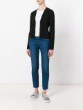 v-neck cropped cardigan