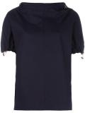 drawstring poplin top