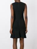 peplum hem neoprene dress