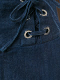 lace front cropped jeans