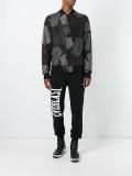 camouflage print bomber jacket