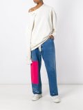 'Fuchsia Patch Vintage Boyfriend' jeans